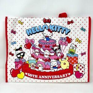 Hello Kitty and Friends Sanrio Reusable Tote Shopping Bag 50th Anniversary NWT